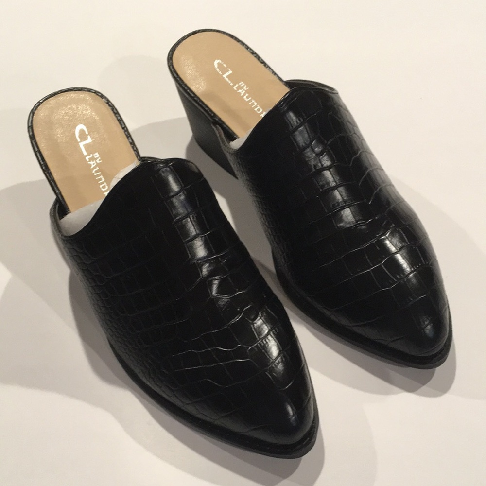 Chinese Laundry Catherin Croc Embossed Mule 7 1/2